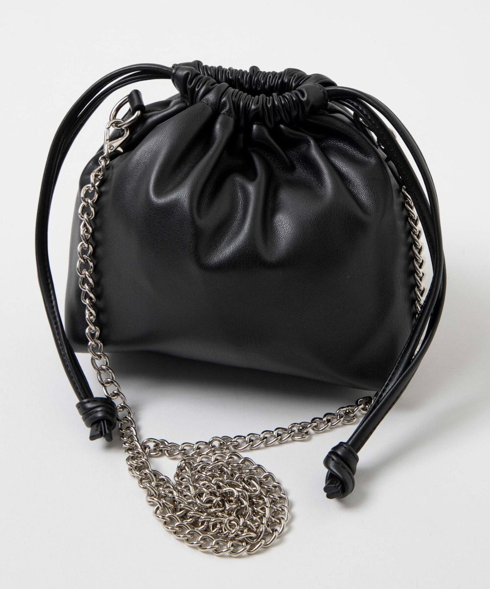 WEGO 巾着チェーンショルダー 