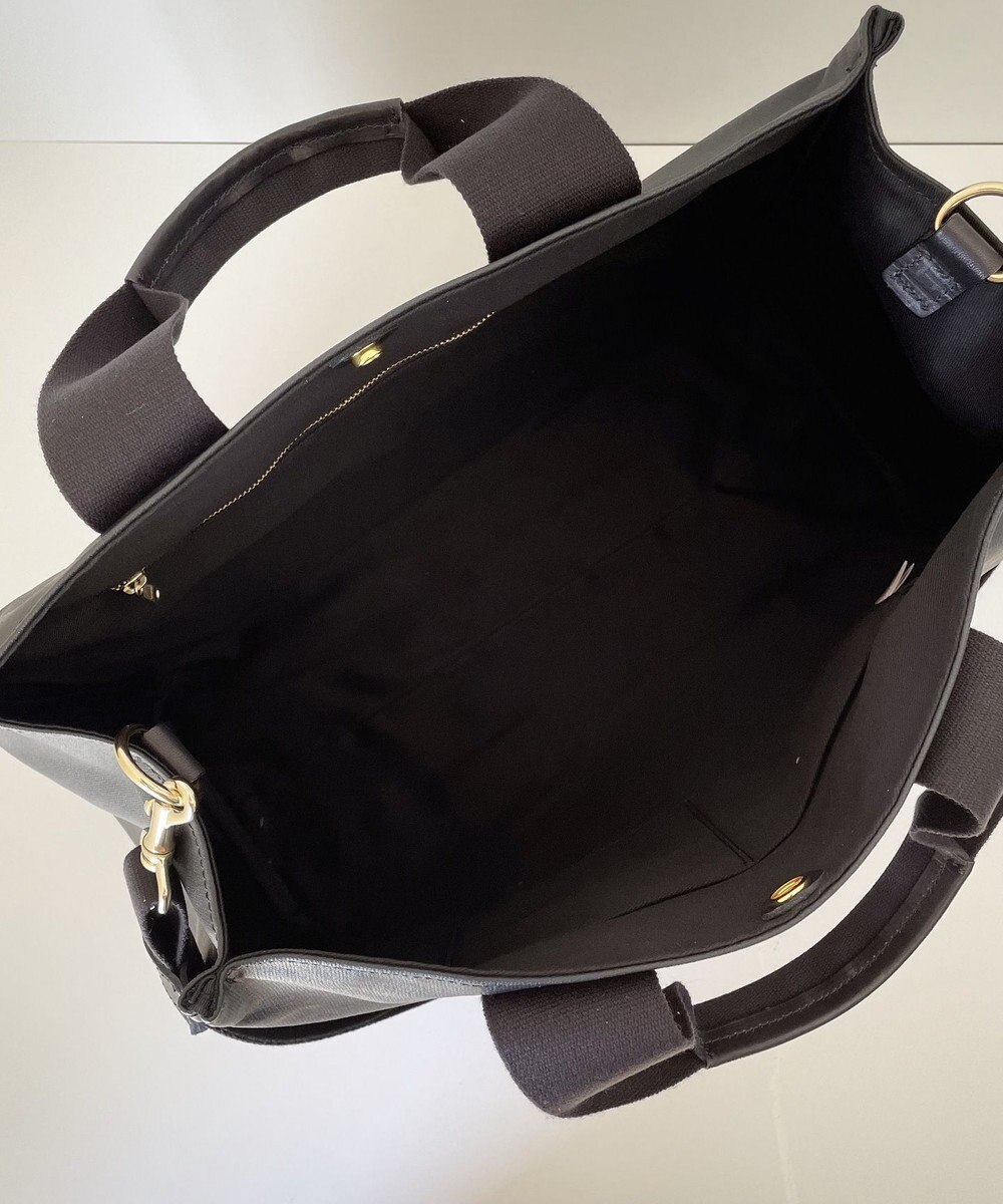 Hekhèr Le Style de Vie 【日本製 / A4サイズ対応 / 2WAY】PUコートコットンキャンバス トートバッグ large 