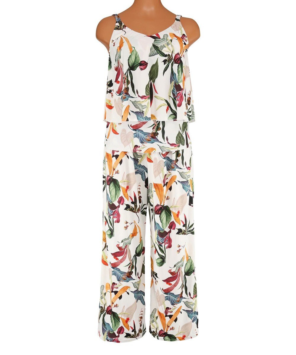 San-ai Resort（三愛水着楽園） ロングパンツセット　13L・15L　【Coral veil（コーラルヴェール）】 