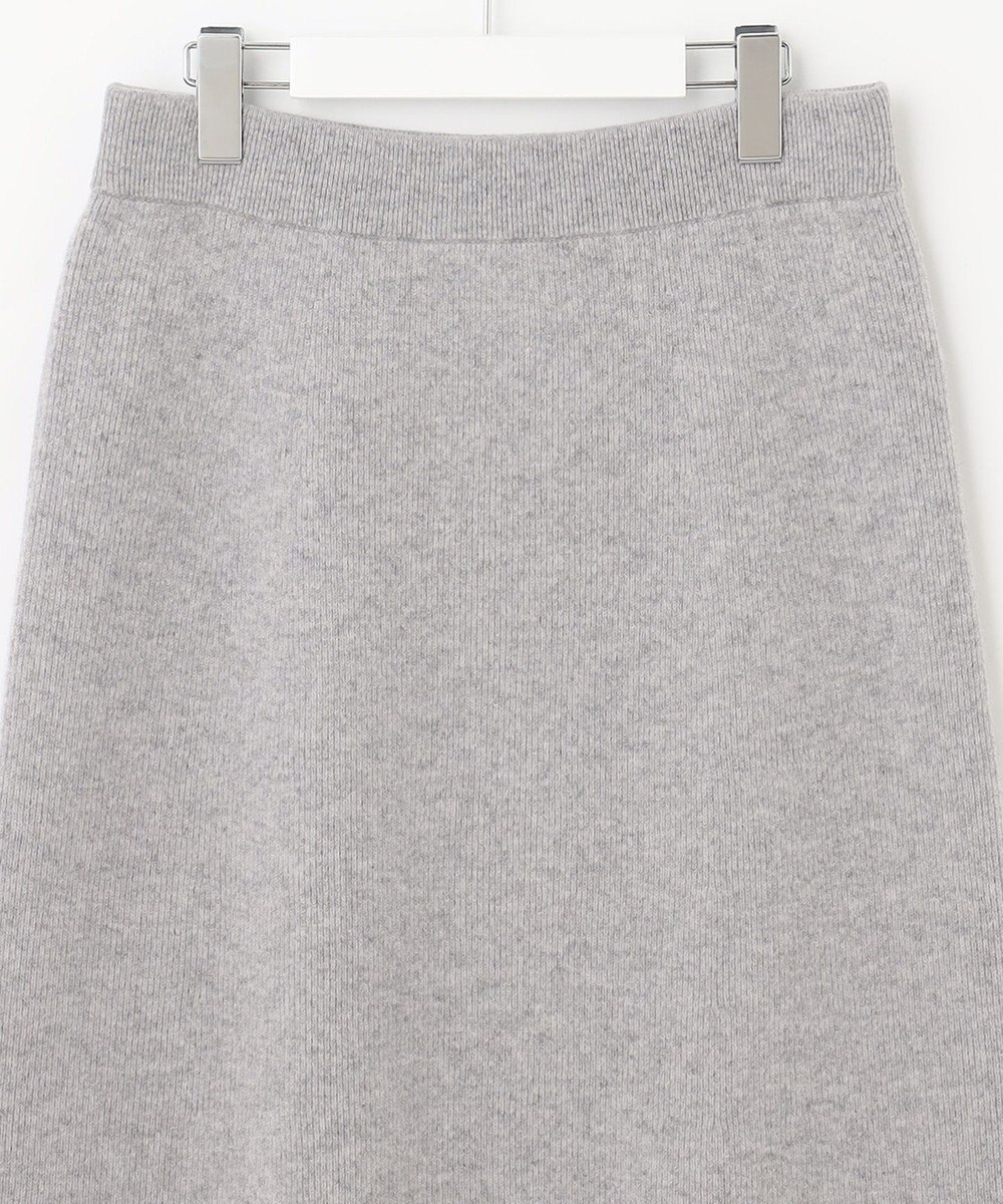 自由区 【洗える】ウールカシミヤブレンド ニットスカート 