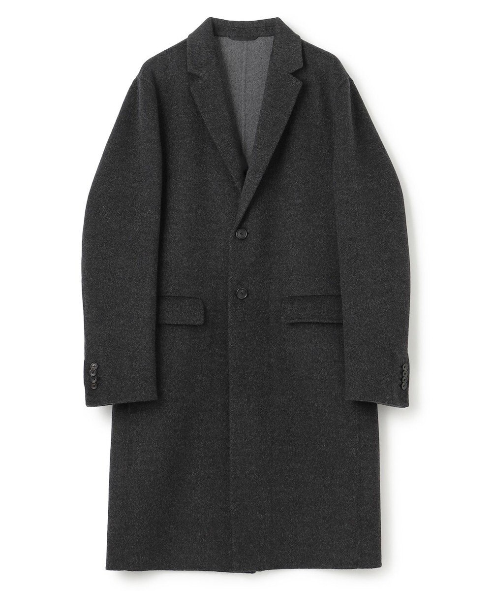 JOSEPH HOMME DOUBLE FACE CASHMERE CHESTER FIELD COAT グレー系