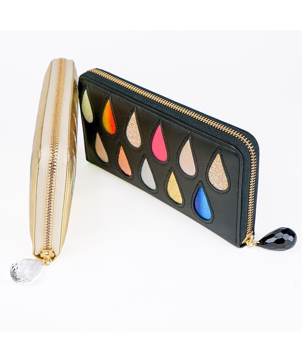 tsumori chisato CARRY ドロップス　ラウンドファスナー長財布 【かわいいデザイン！本革のやわらかな風合い】 