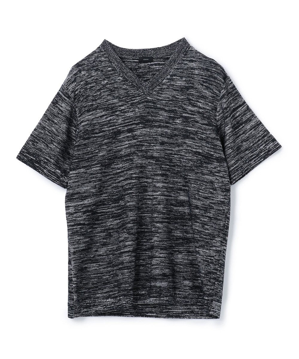 JOSEPH HOMME シャイニースラブブークレ ニットTシャツ 
