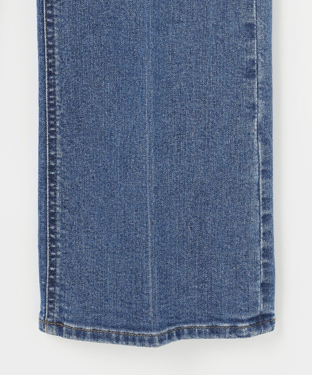 ANY SIS L センタープレスセミフレア デニム 