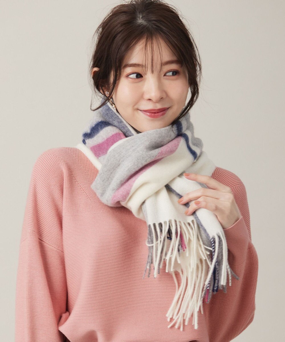 ANY SIS カシミヤミックス ストール 