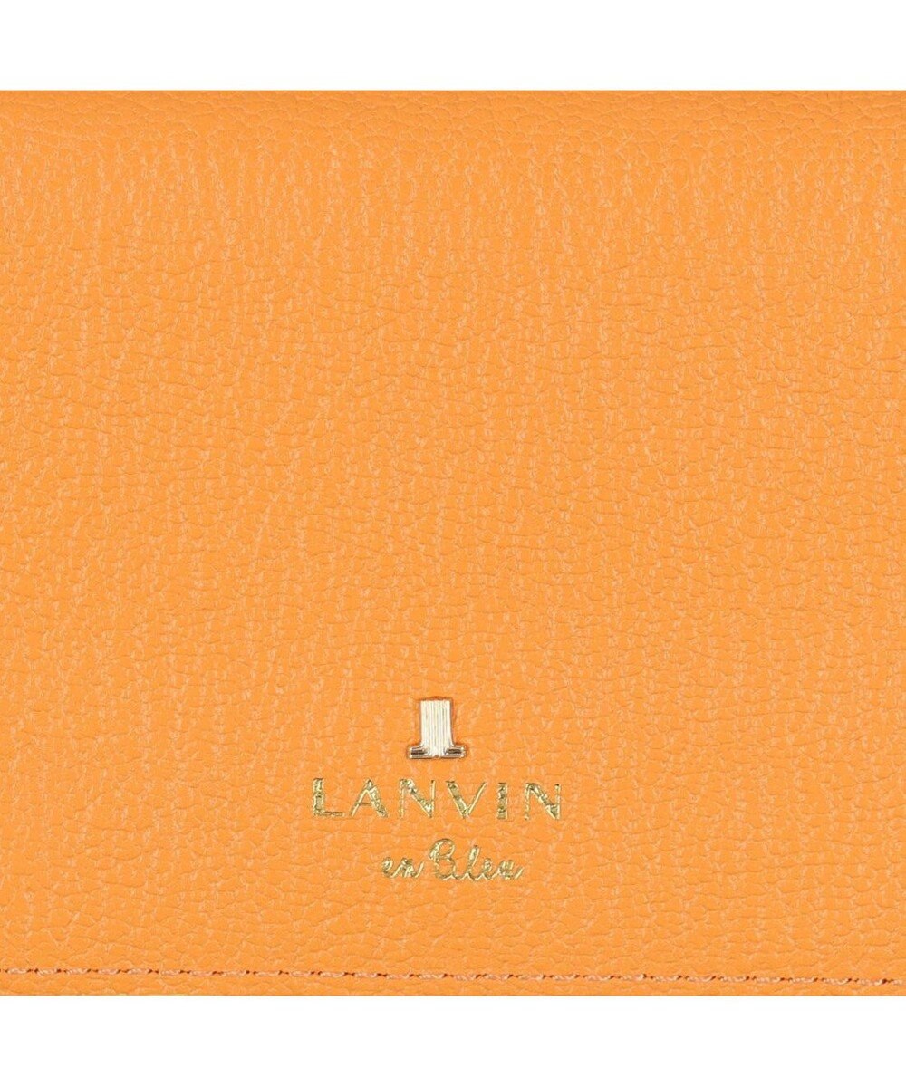 LANVIN en Bleu リム リール付き2面パスケース 