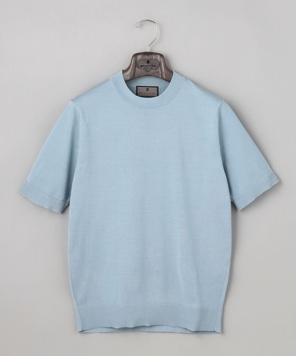 GOTAIRIKU 綿とポリのいいとこどり【洗濯機可】テーラード DRESS BIZ ニットTシャツ 