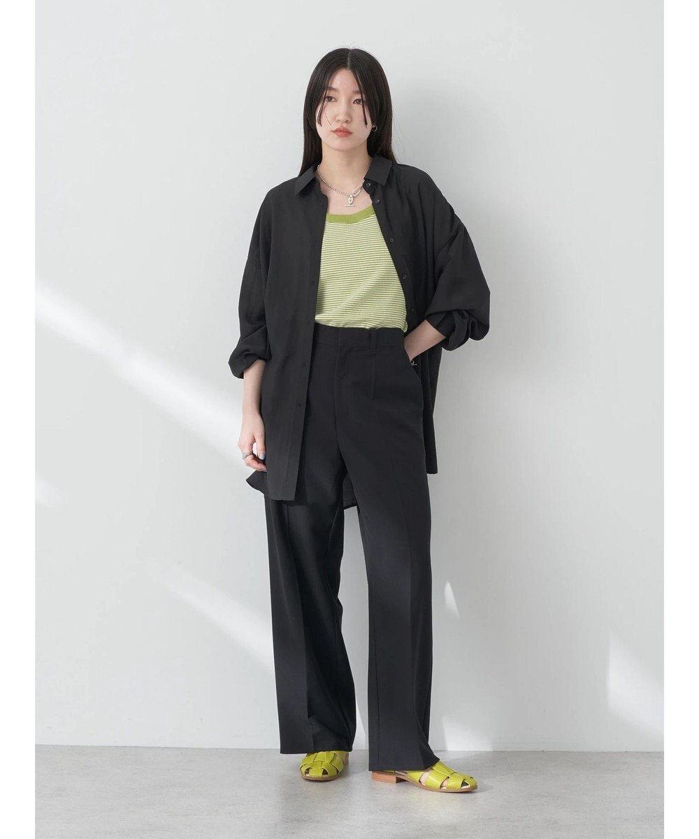 earth music&ecology シアーボーイズライクシャツ 