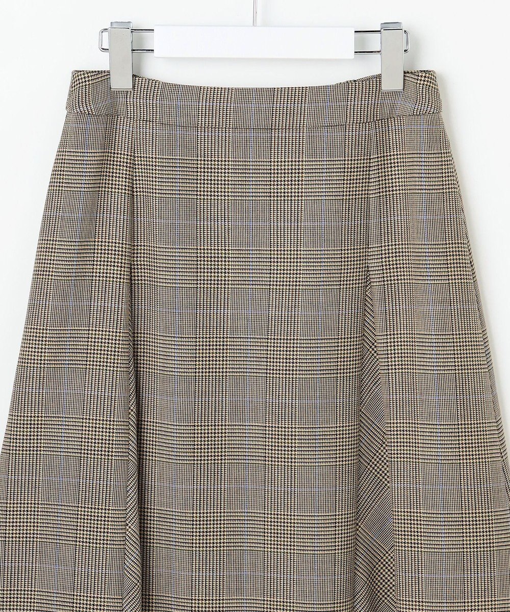 J.PRESS LADIES L モナベールツイル チェック フレア スカート 