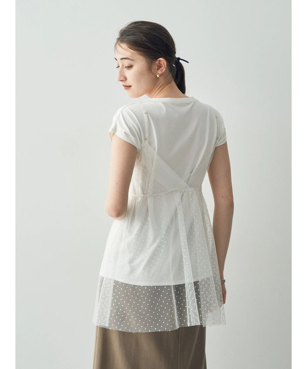 YECCA VECCA 【2点SET】マルチwayチュールオーバーキャミSET/Tee 