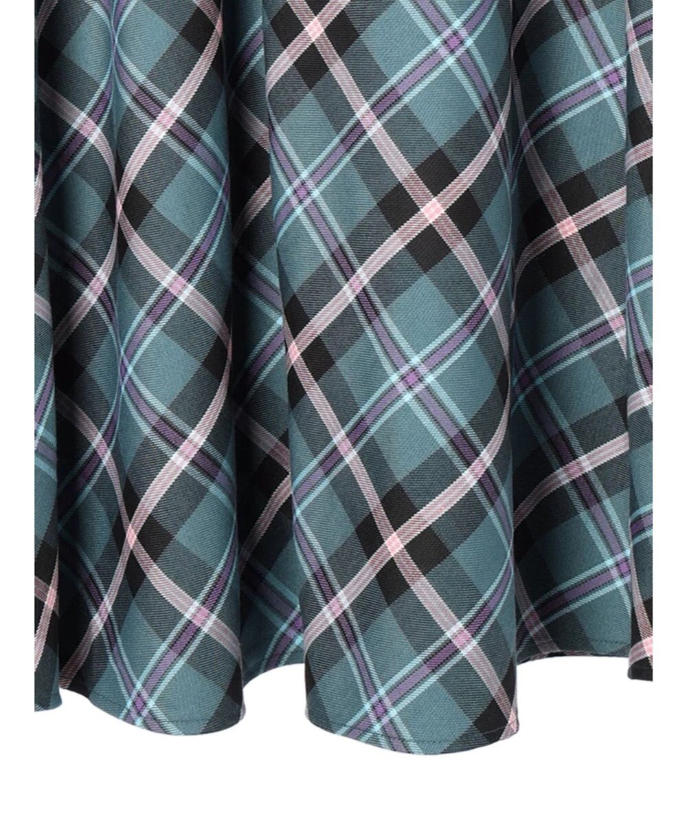 Green Parks ・Ｐｅｔｉｔ　Ｆｌｅｕｒ　バイヤスチェックフレアスカート 