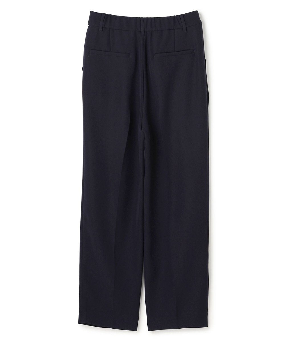 UNFILO 【ウエストゴム/セレモニー】ドライダブルクロス タックテーパードパンツ 