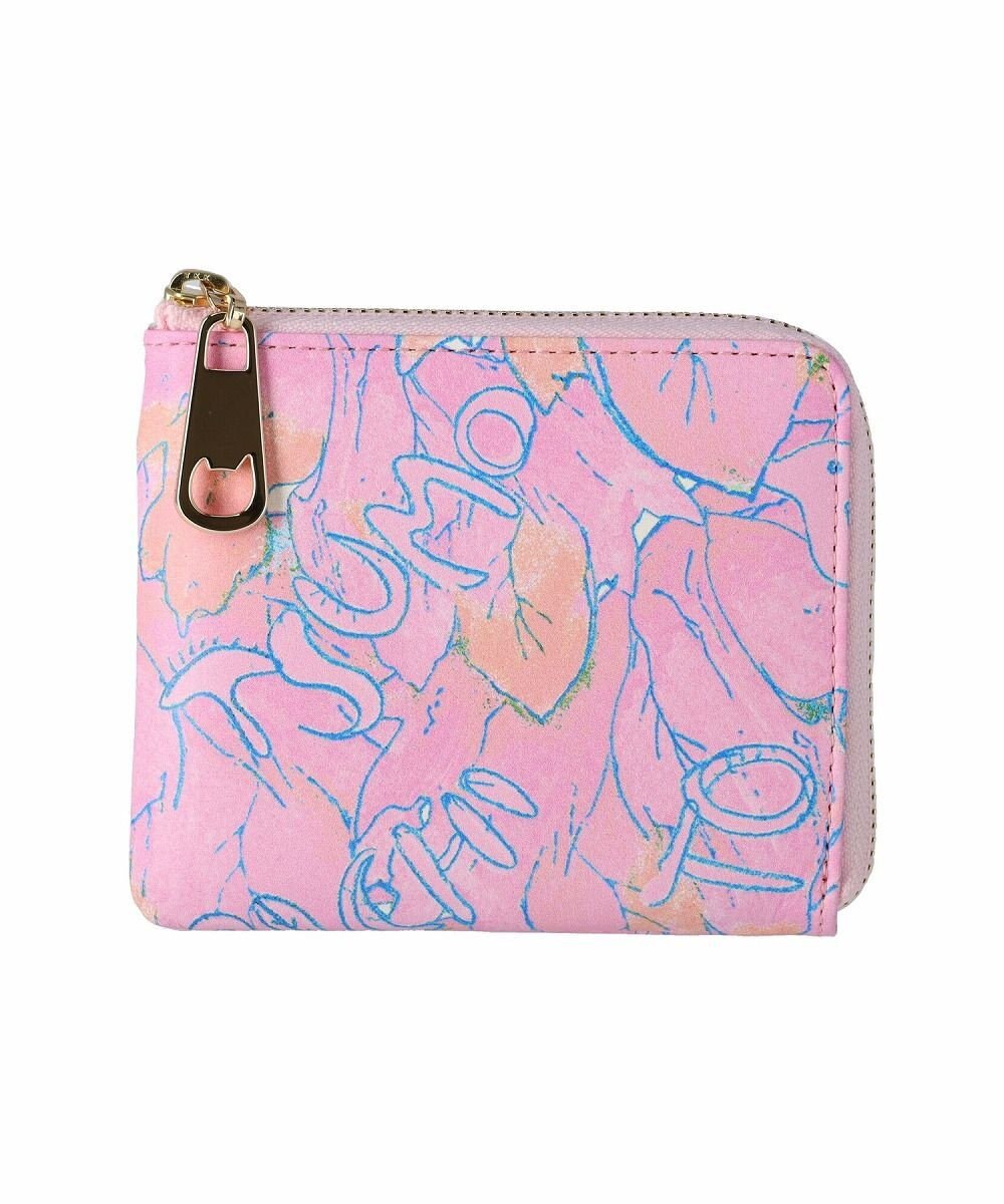 tsumori chisato CARRY 葉っぱ Lファスナー2つ折り財布 