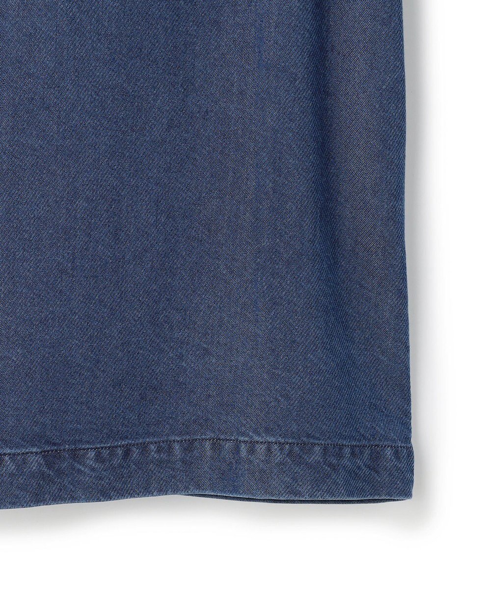 ICB L ナチュラルソフトデニム クロップドジャケット 