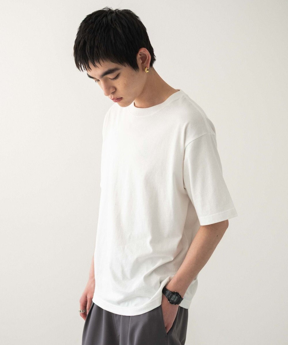 WEGO 【ユニセックス着用ITEM/MLサイズ展開/綿100%】リラックスフィットコットンT（SS） 