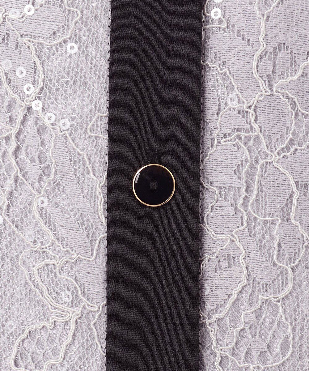 GRACE CONTINENTAL レーススパンコールワンピース 