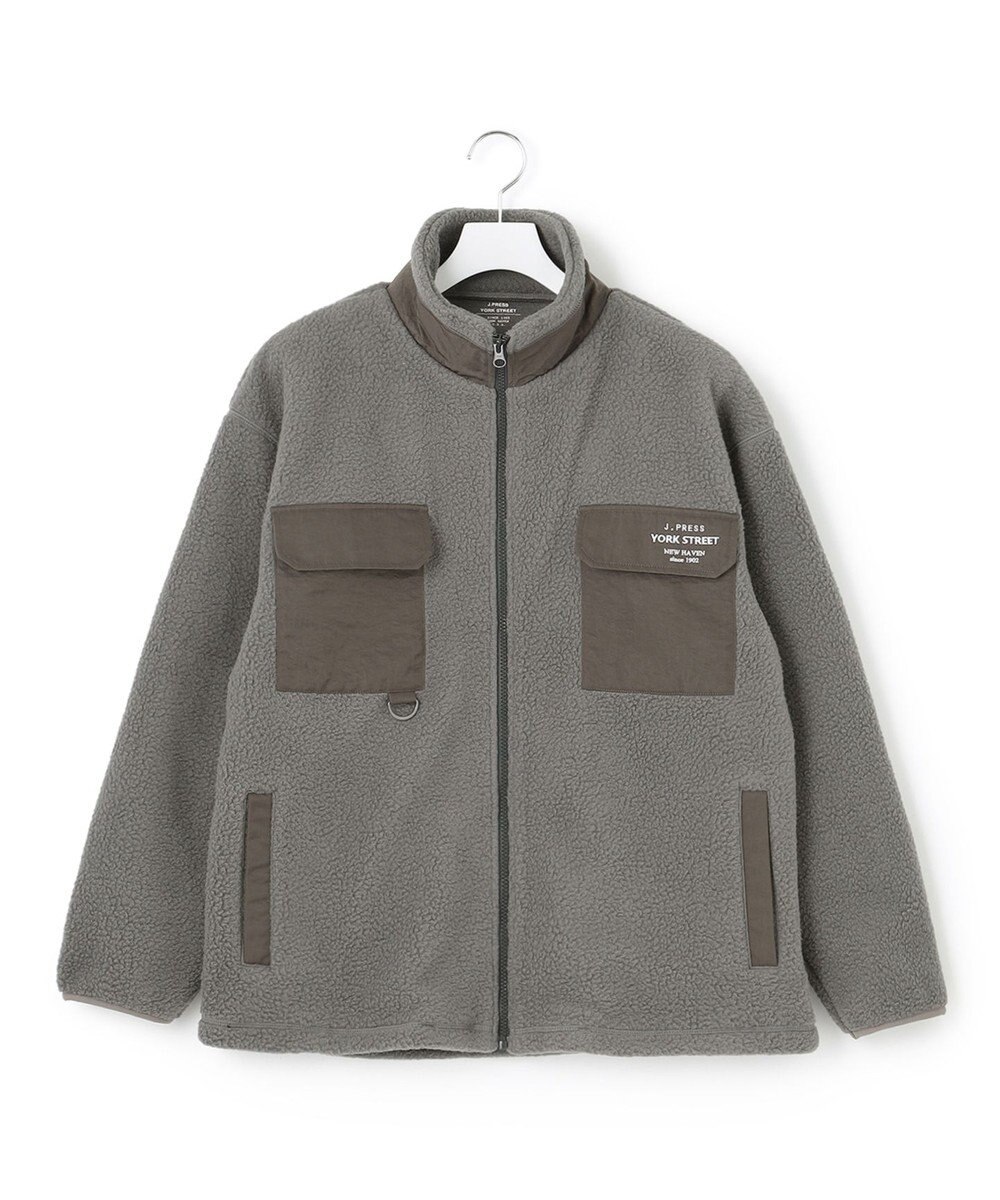 J.PRESS YORK STREET 【UNISEX】フリース フルジップブルゾン 