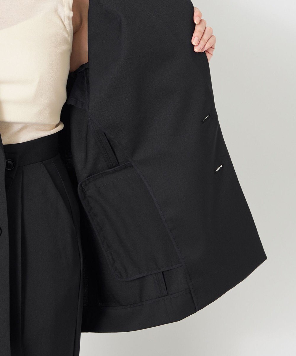 NAVE 【Nave・セットアップ可】ウールポリエステルツイルジャケット 