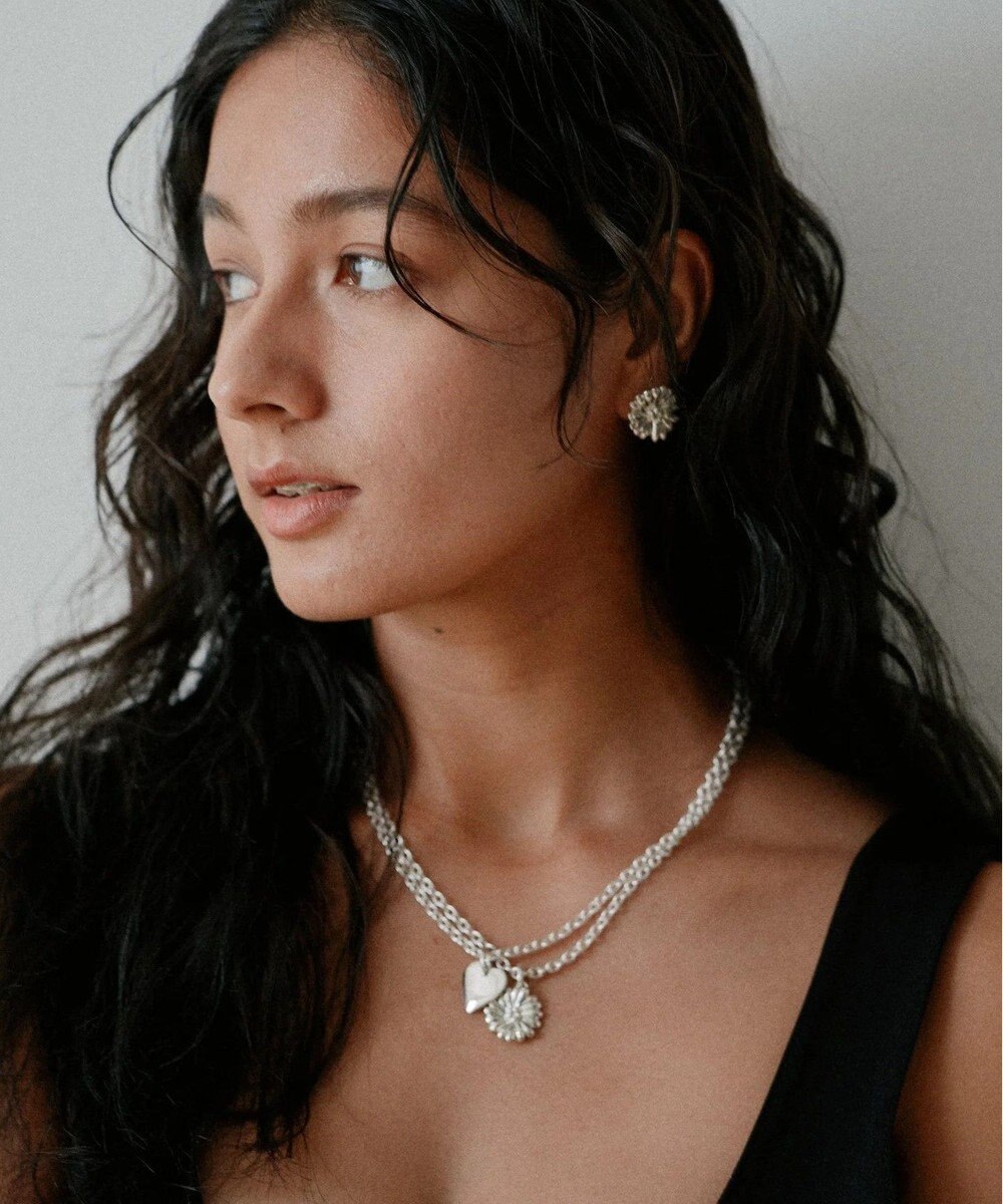 yoaa シルバー925 キクネックレス 