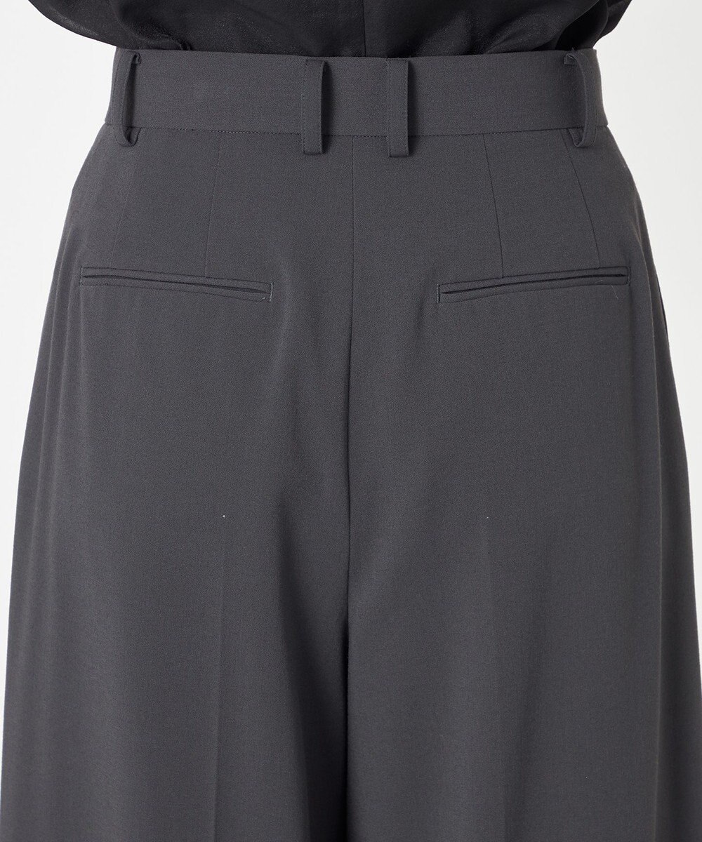 NAVE 【Nave・洗える】スパントロ ワイドラップパンツ 