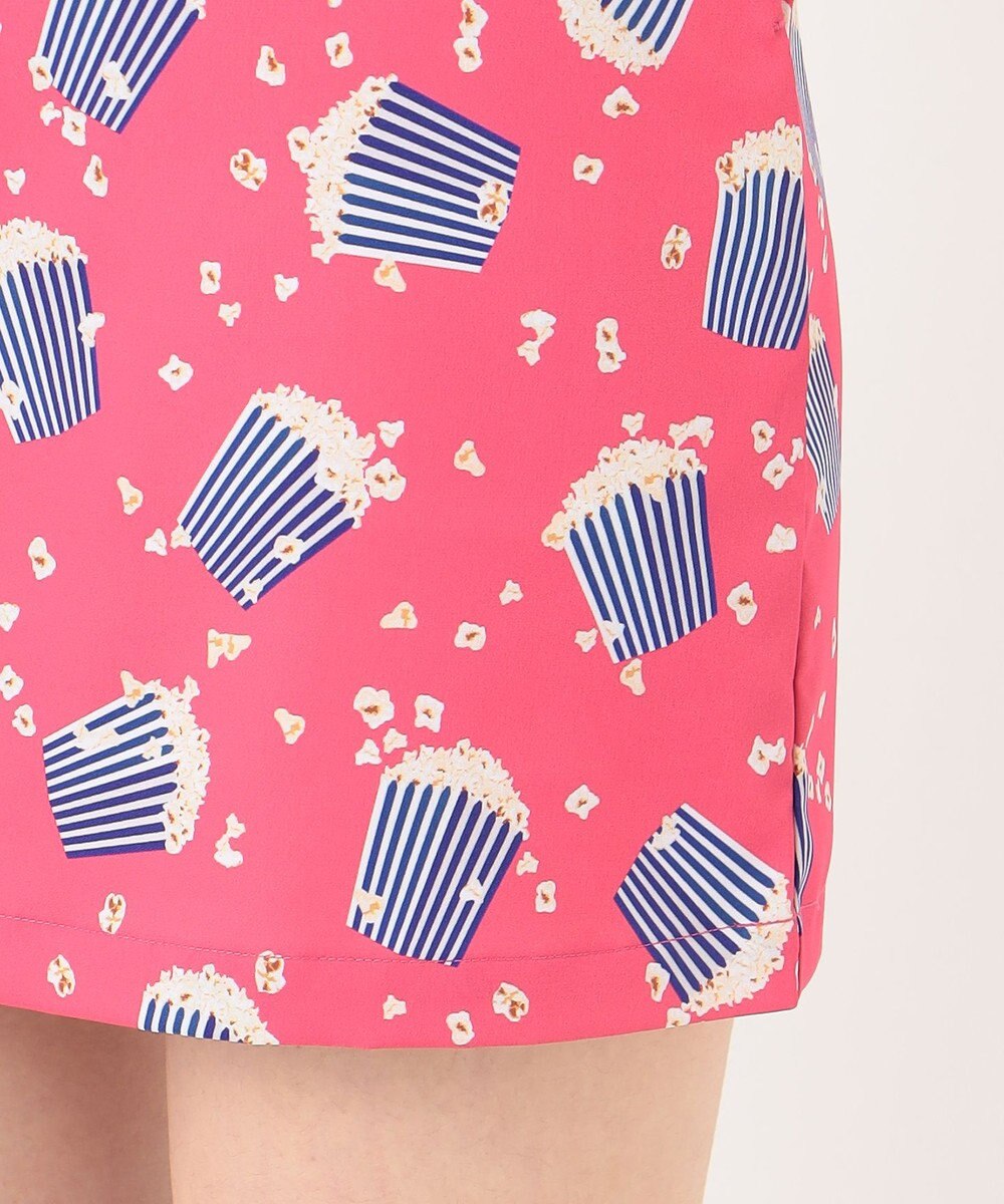 23区GOLF はじける可愛さ【WOMEN】【ストレッチ】ポップコーン柄 サラマックスツイルスカート 