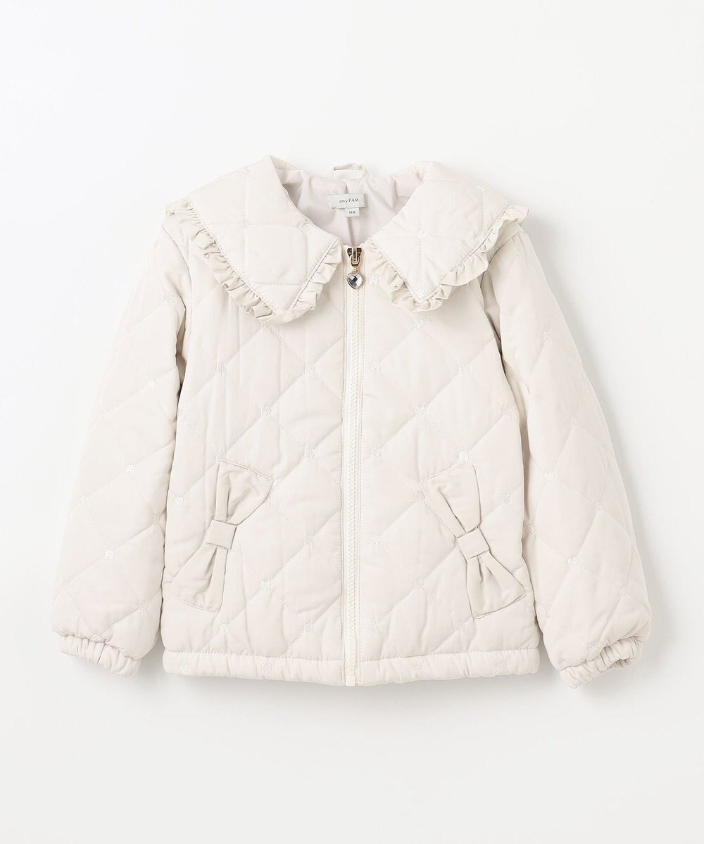 ANY KIDS ハートキルティングブルゾン 