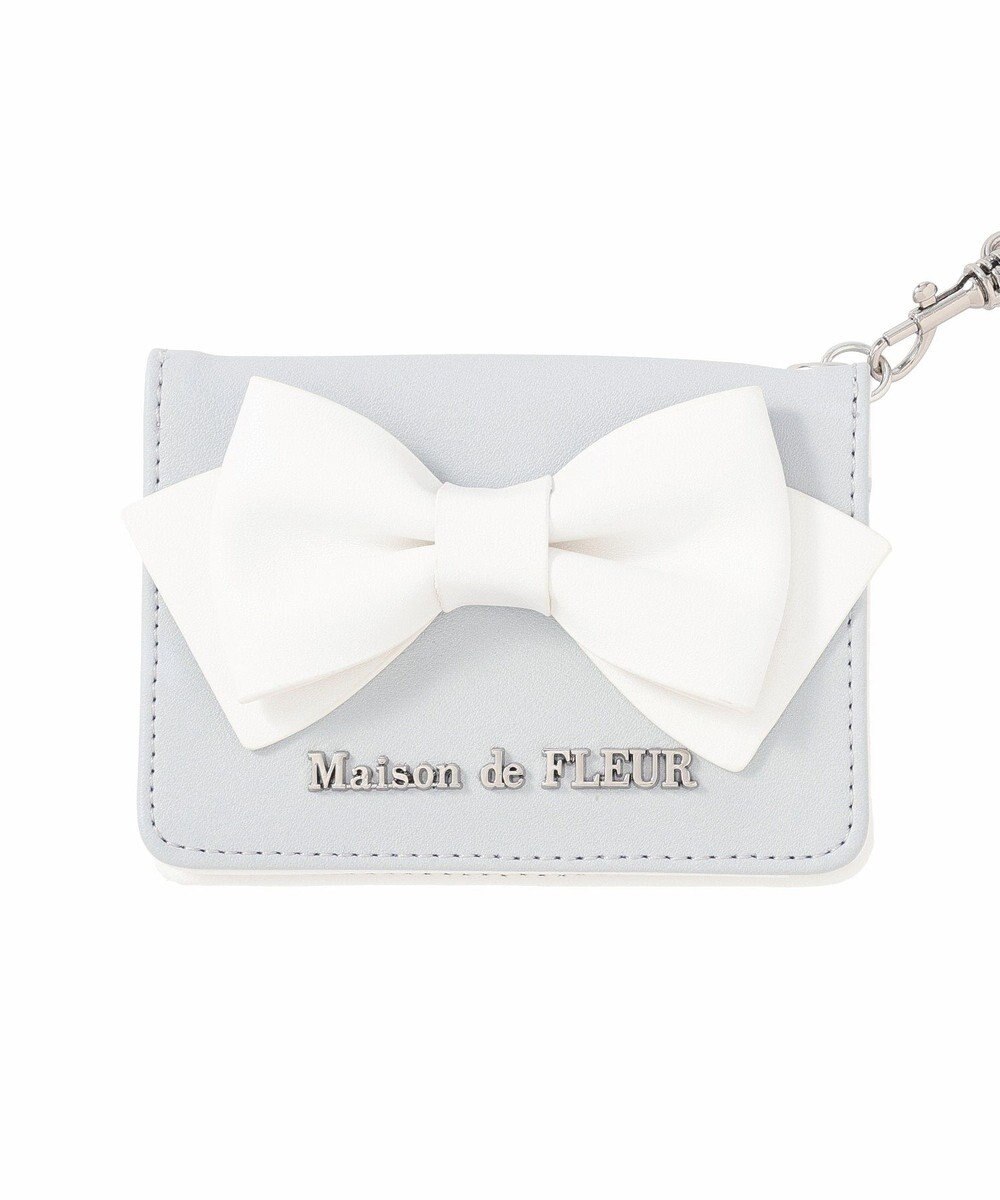 Maison de FLEUR マリンリボンパスケース 