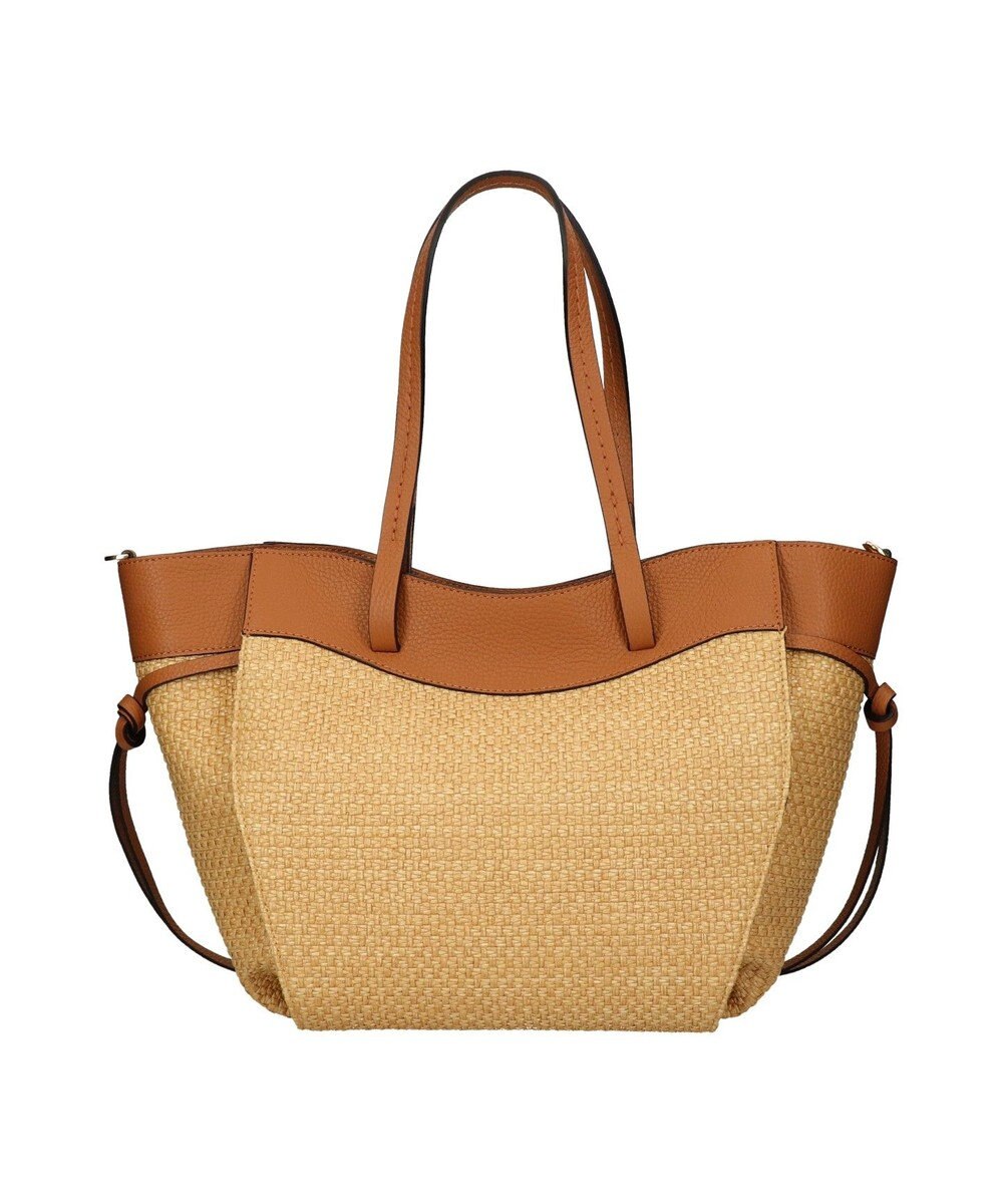 INTER-CHAUSSURES 【LORISTELLA】ラフィア＆レザーコンビネーショントート 