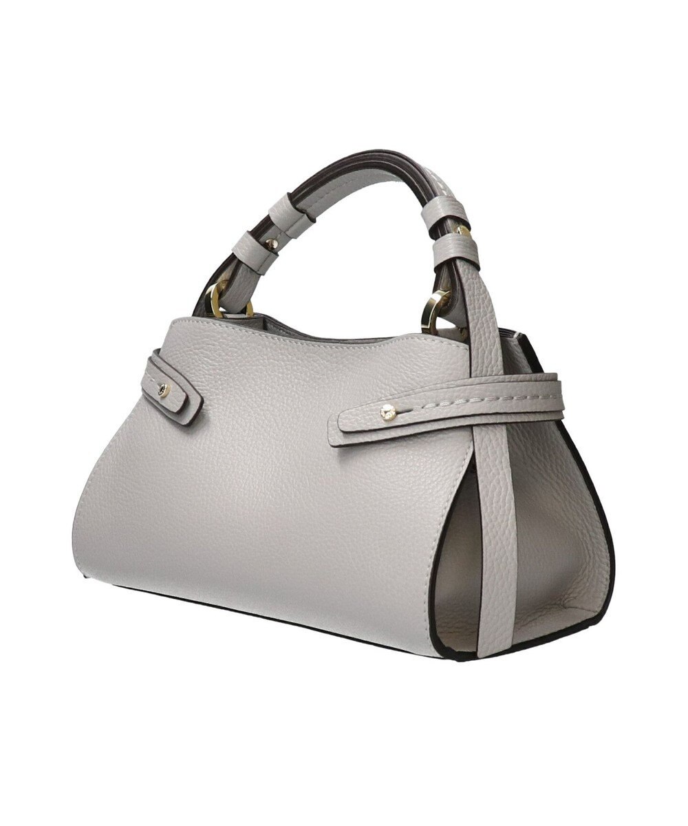 INTER-CHAUSSURES 【LORISTELLA】シュリンクレザーハンドバッグ 