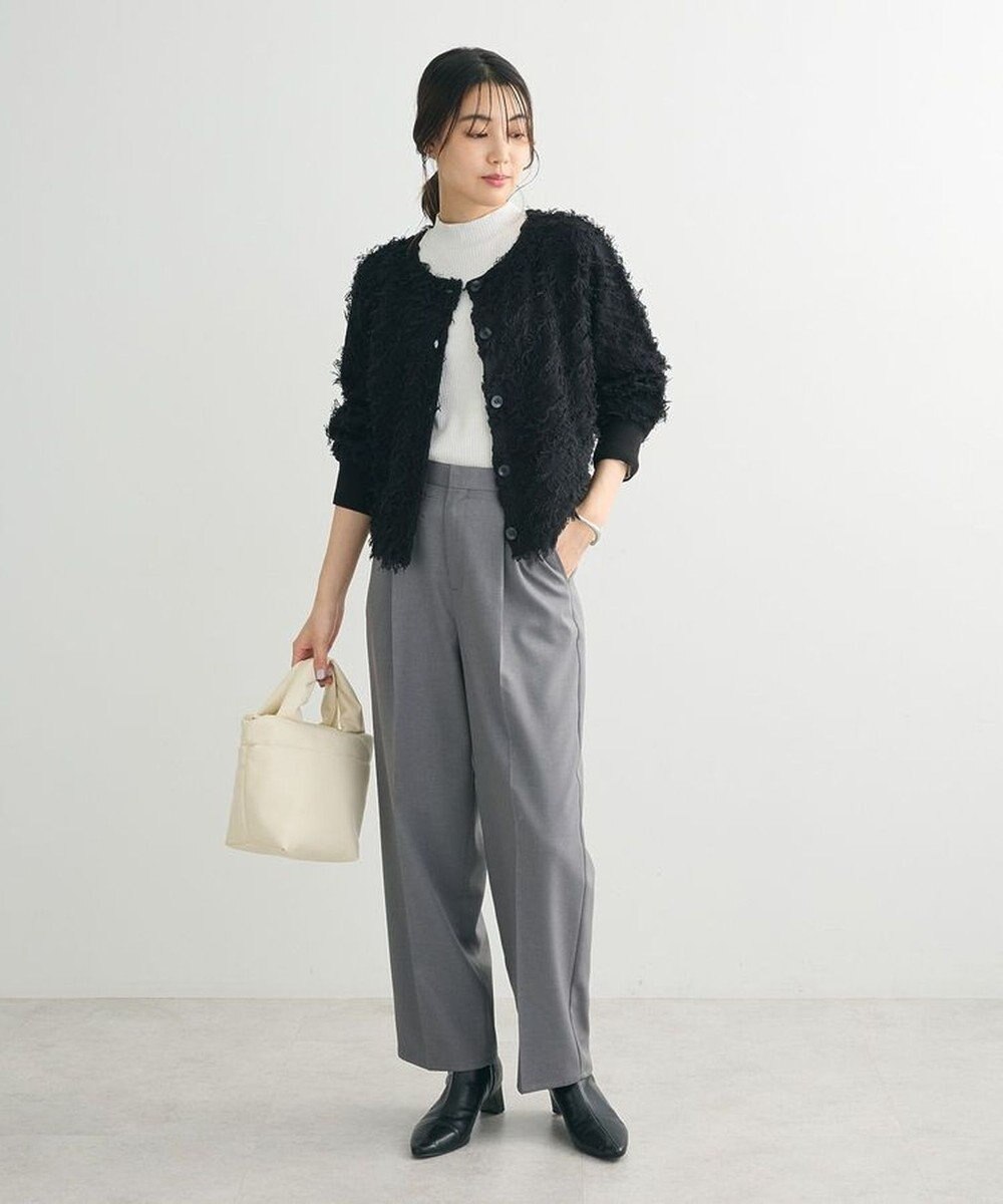 Green Parks フリンジニットカーディガン 