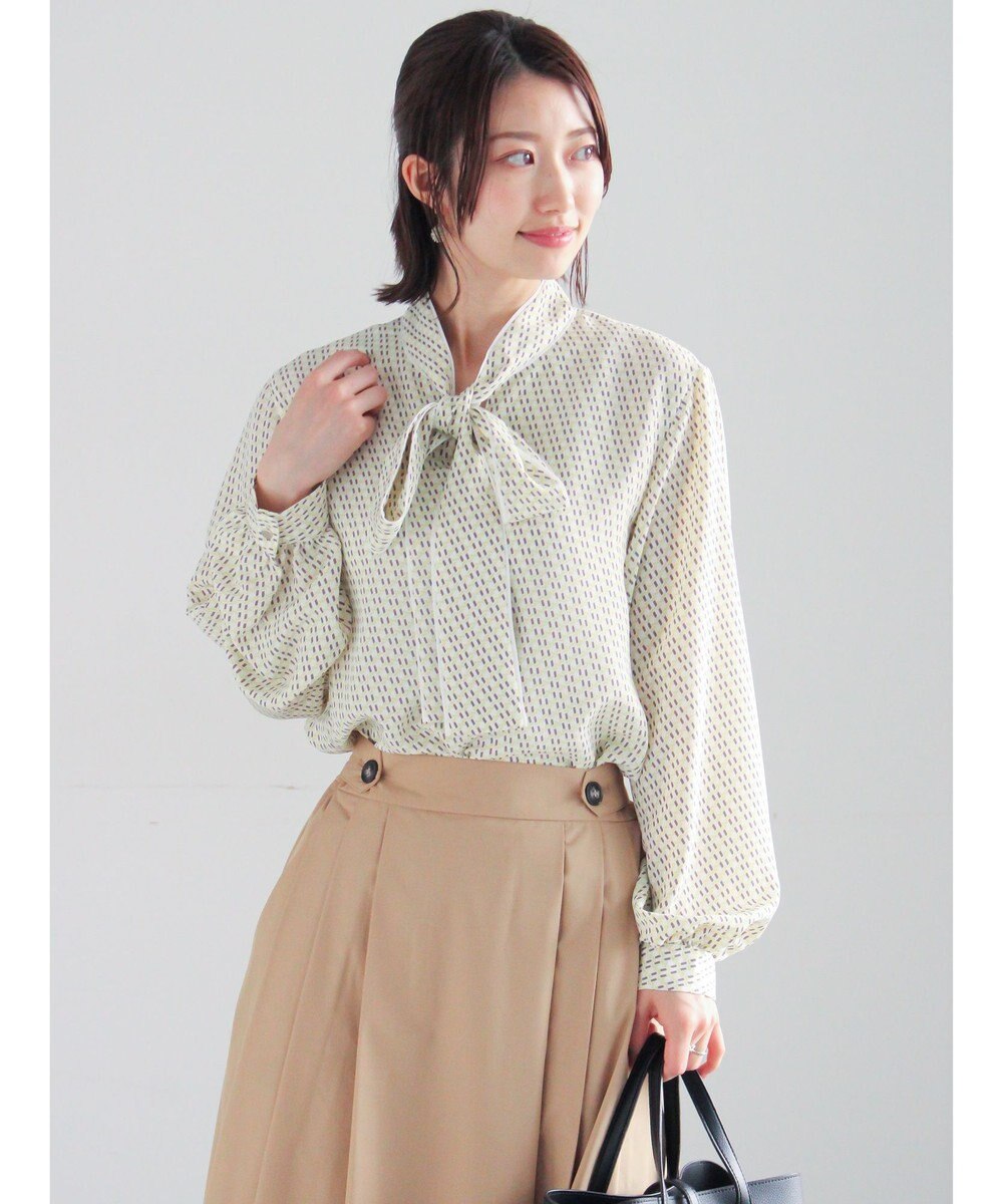 Te chichi パターンアソートボウタイブラウス《2026 spring catalog item》 