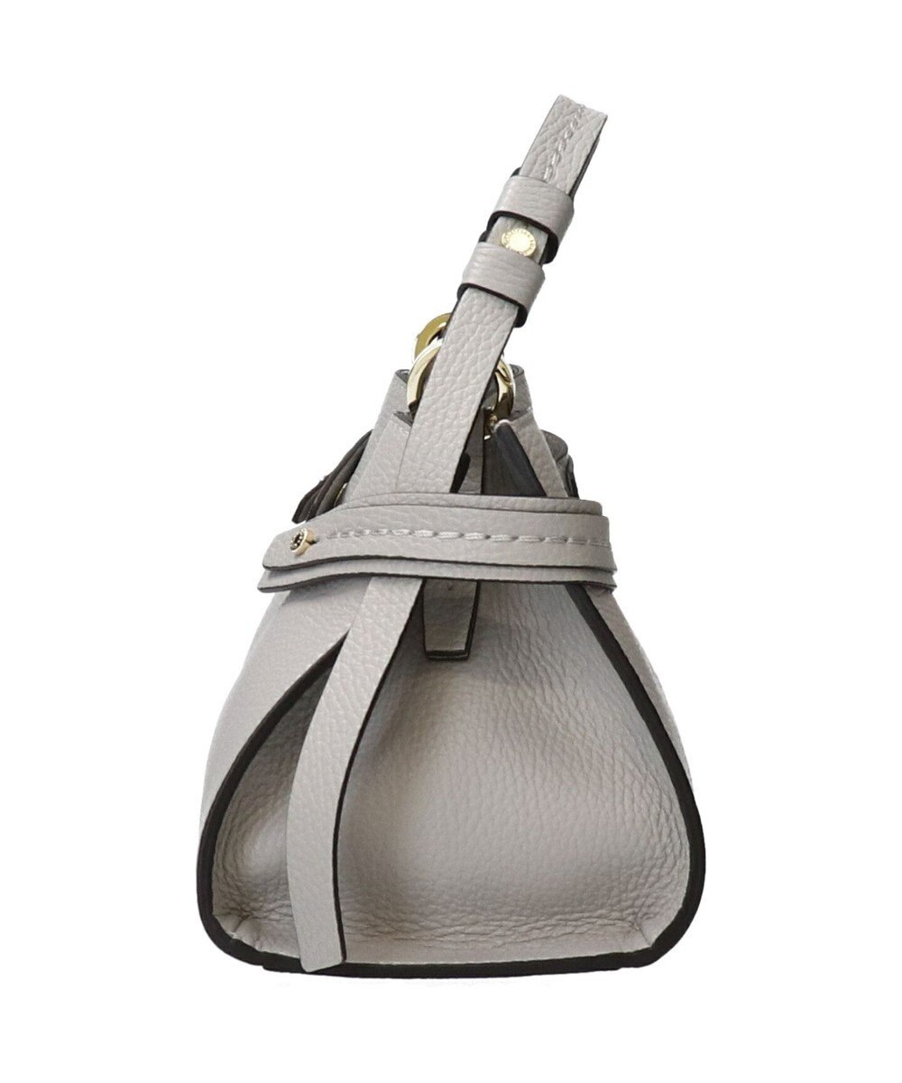 INTER-CHAUSSURES 【LORISTELLA】シュリンクレザーハンドバッグ 