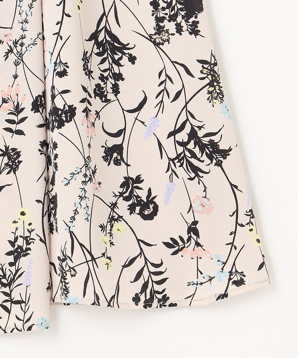 自由区 【洗える・XSサイズあり】ハーバルフロープリント スカート 