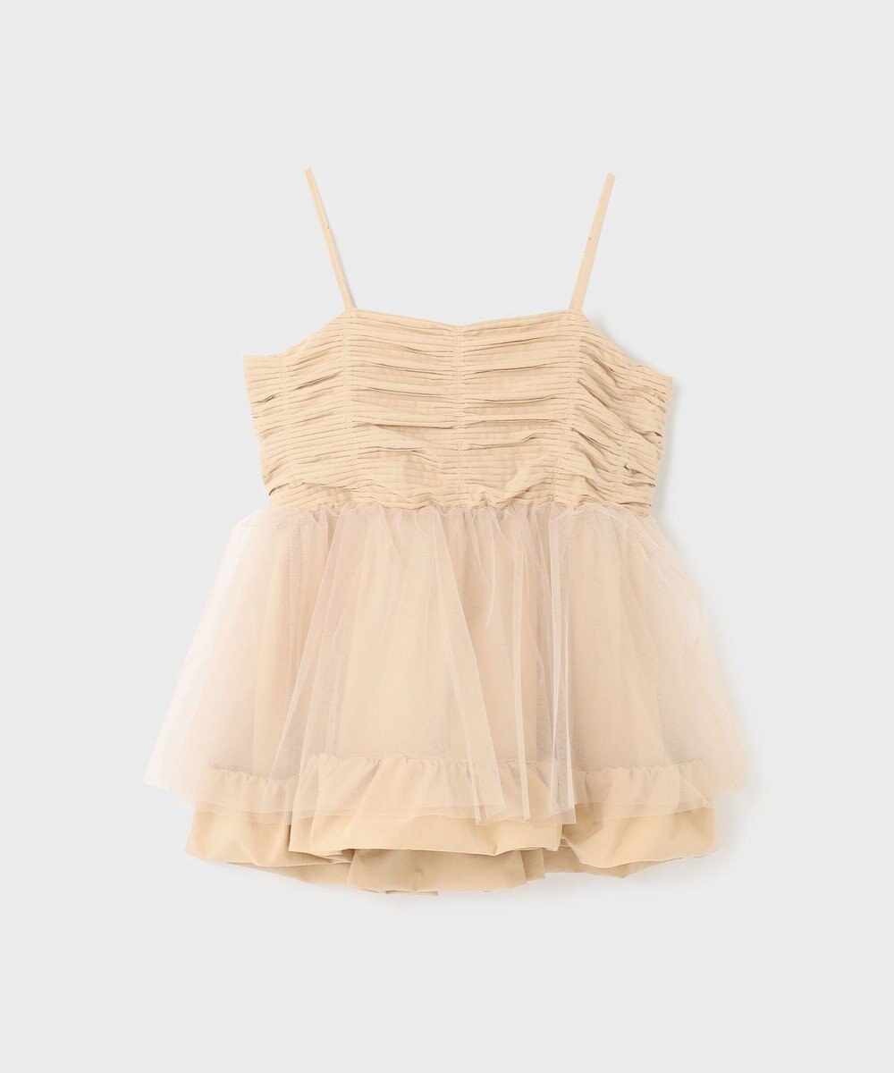 GRACE CONTINENTAL タフタチュールキャミ 