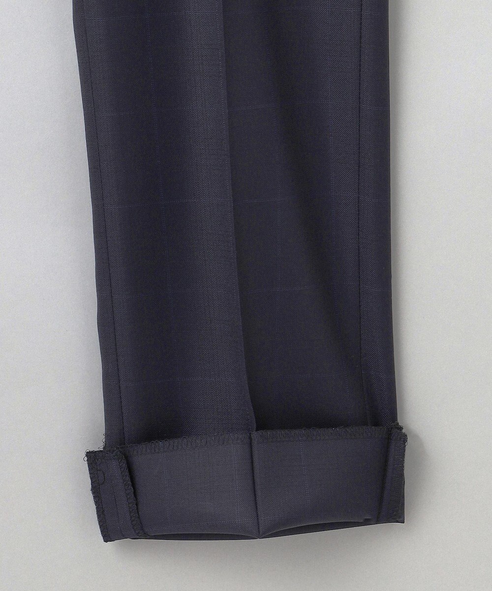 GOTAIRIKU 【Loro Piana Fabric】365 通年スーツ(ネイビー×格子) 