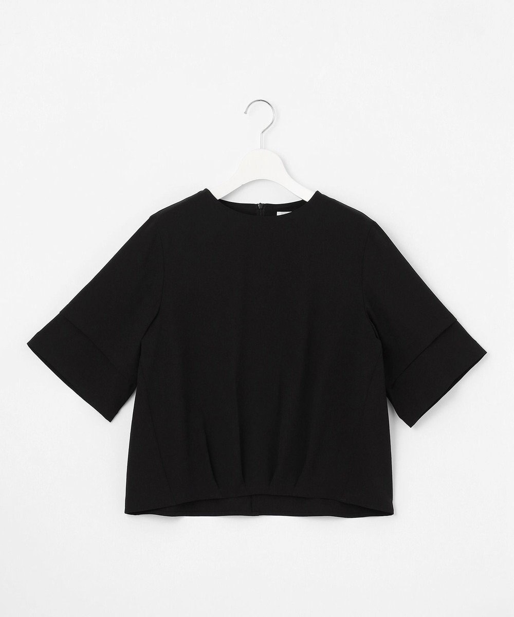 J.PRESS LADIES 【セットアップ対応・人気素材】Light ジョーゼット クルーネック ブラウス 