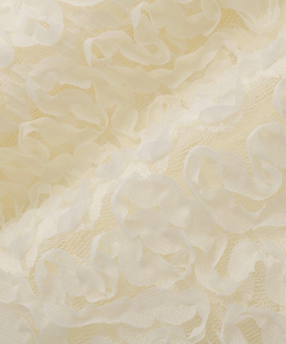 Green Parks フラワー柄チュールブルゾン 