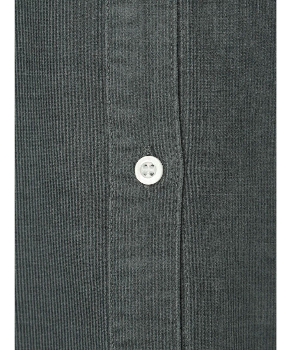 Green Parks 柔らかい細コールシャツ 