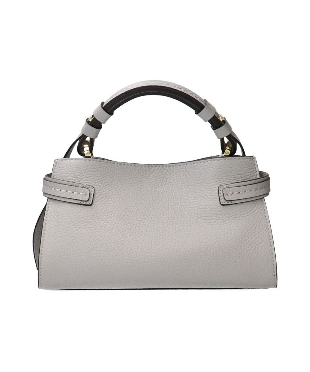 INTER-CHAUSSURES 【LORISTELLA】シュリンクレザーハンドバッグ 