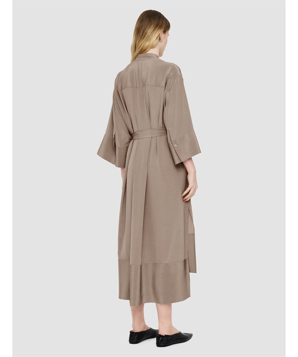 JOSEPH クレープ ド ソワ　ミディドレス 