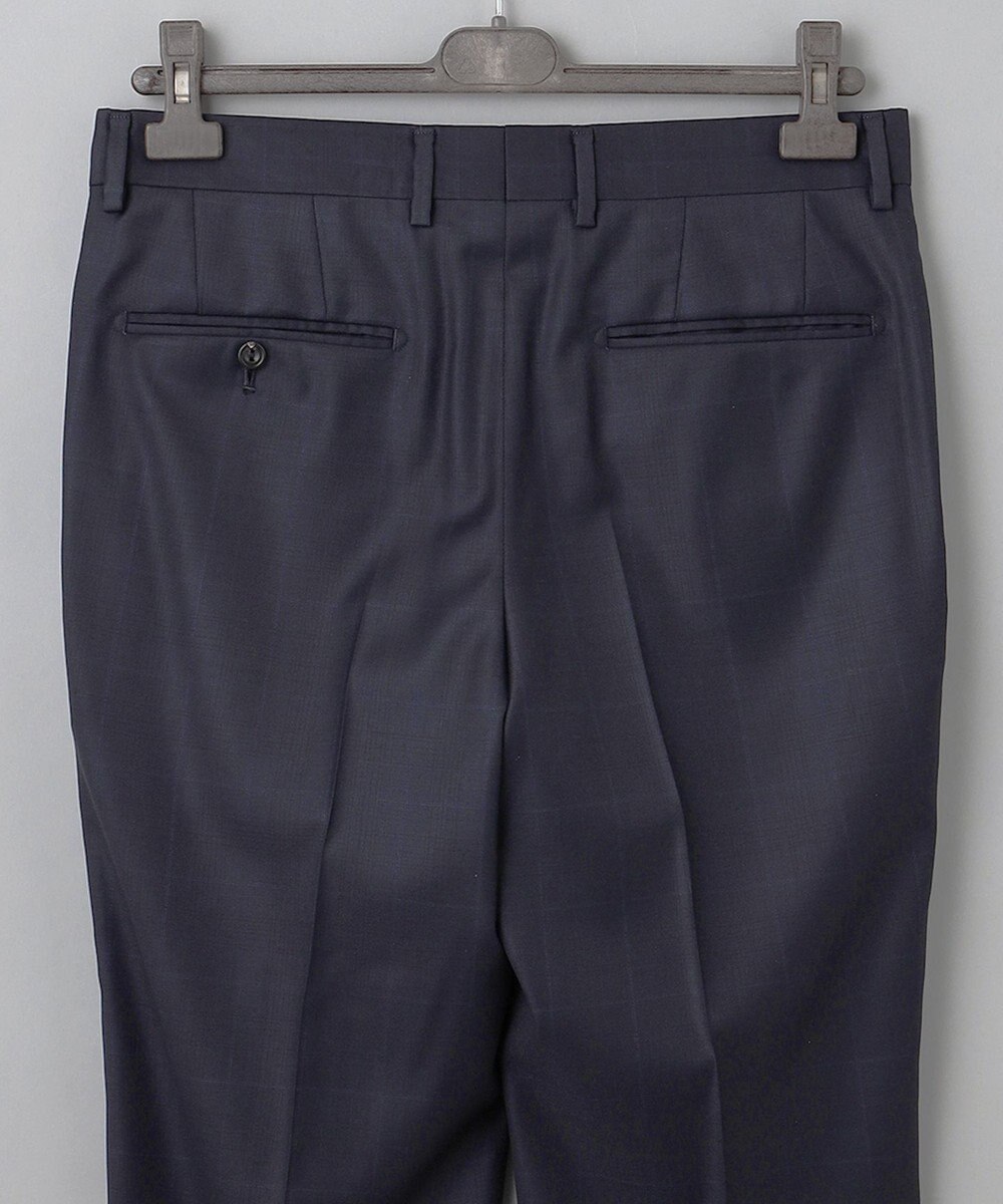 GOTAIRIKU 【Loro Piana Fabric】365 通年スーツ(ネイビー×格子) 