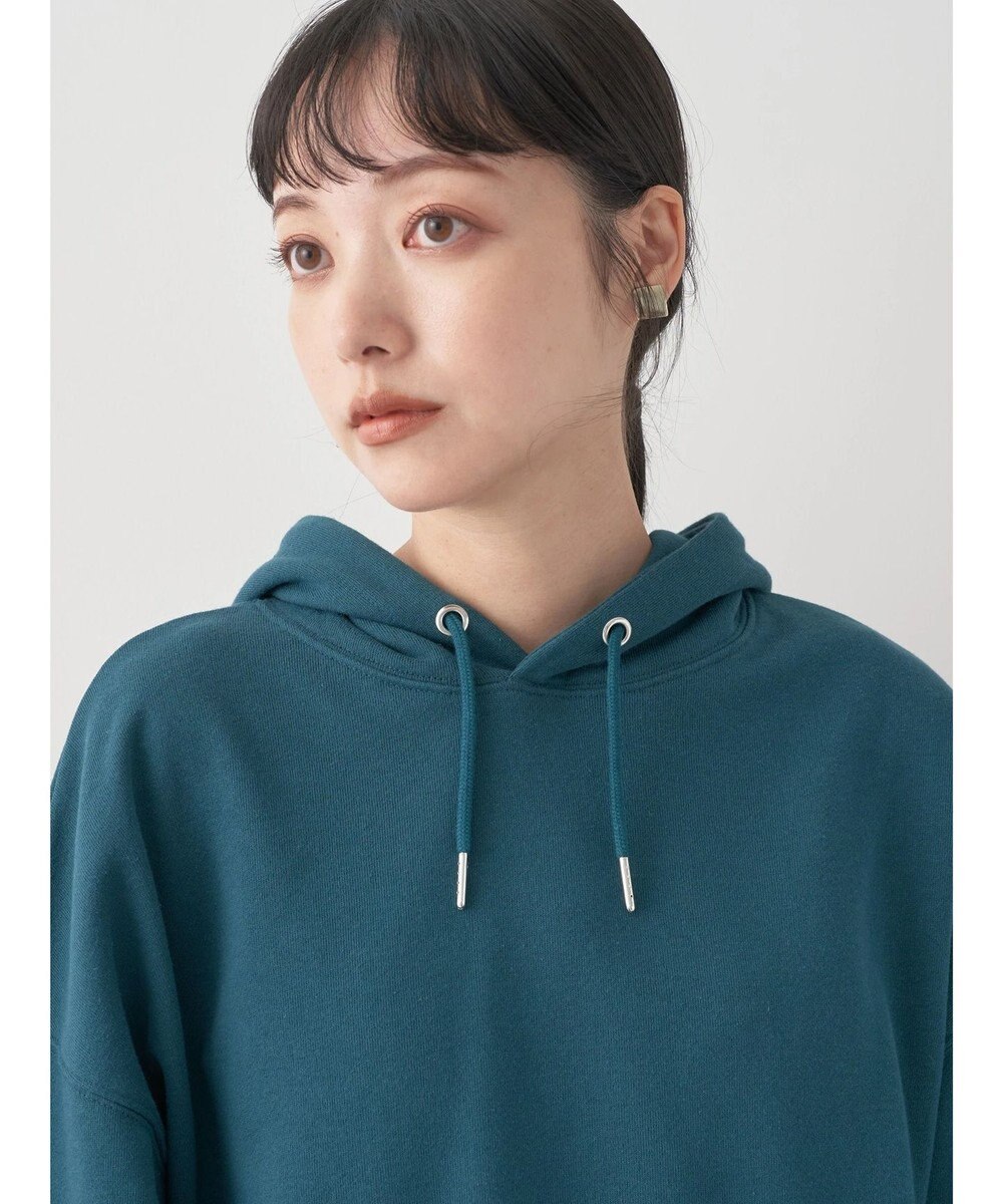 earth music&ecology スウェットルーズパーカー 