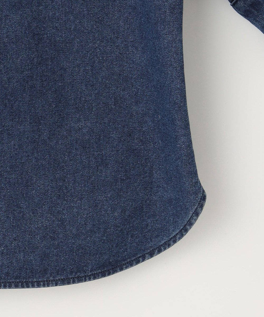 組曲 S 【WEB限定】フロントフリル デニムブラウス 