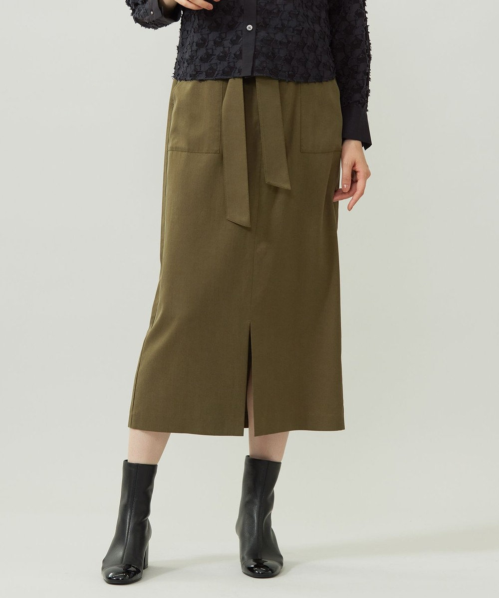 自由区 S セルロースコットンチノ スカート 