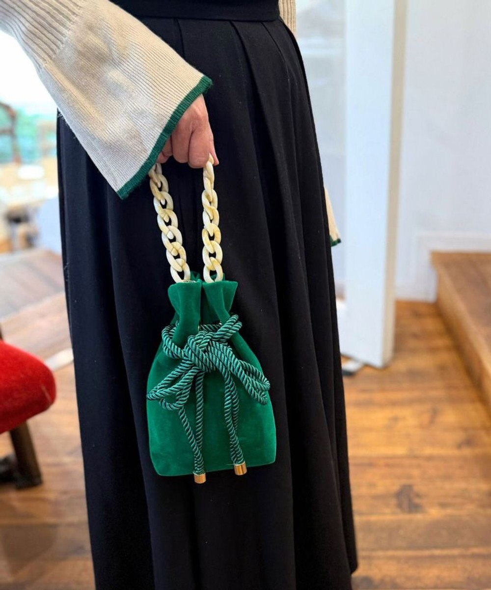 ROOTOTE 0671【直営店限定】ベビールー.ベロア チェーン-A 