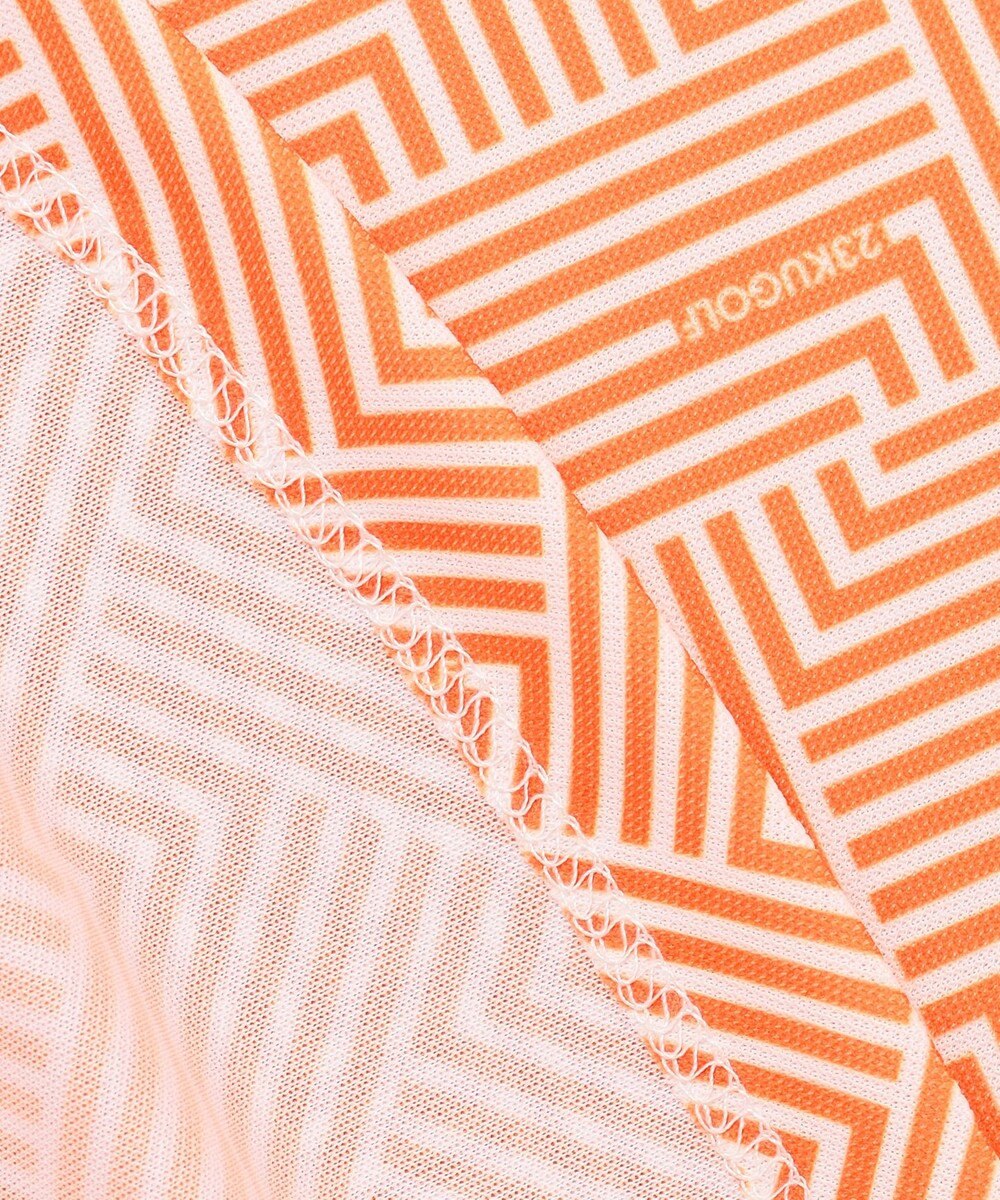 23区GOLF 【WOMEN】「HYGRA」幾何柄清涼カットソー 