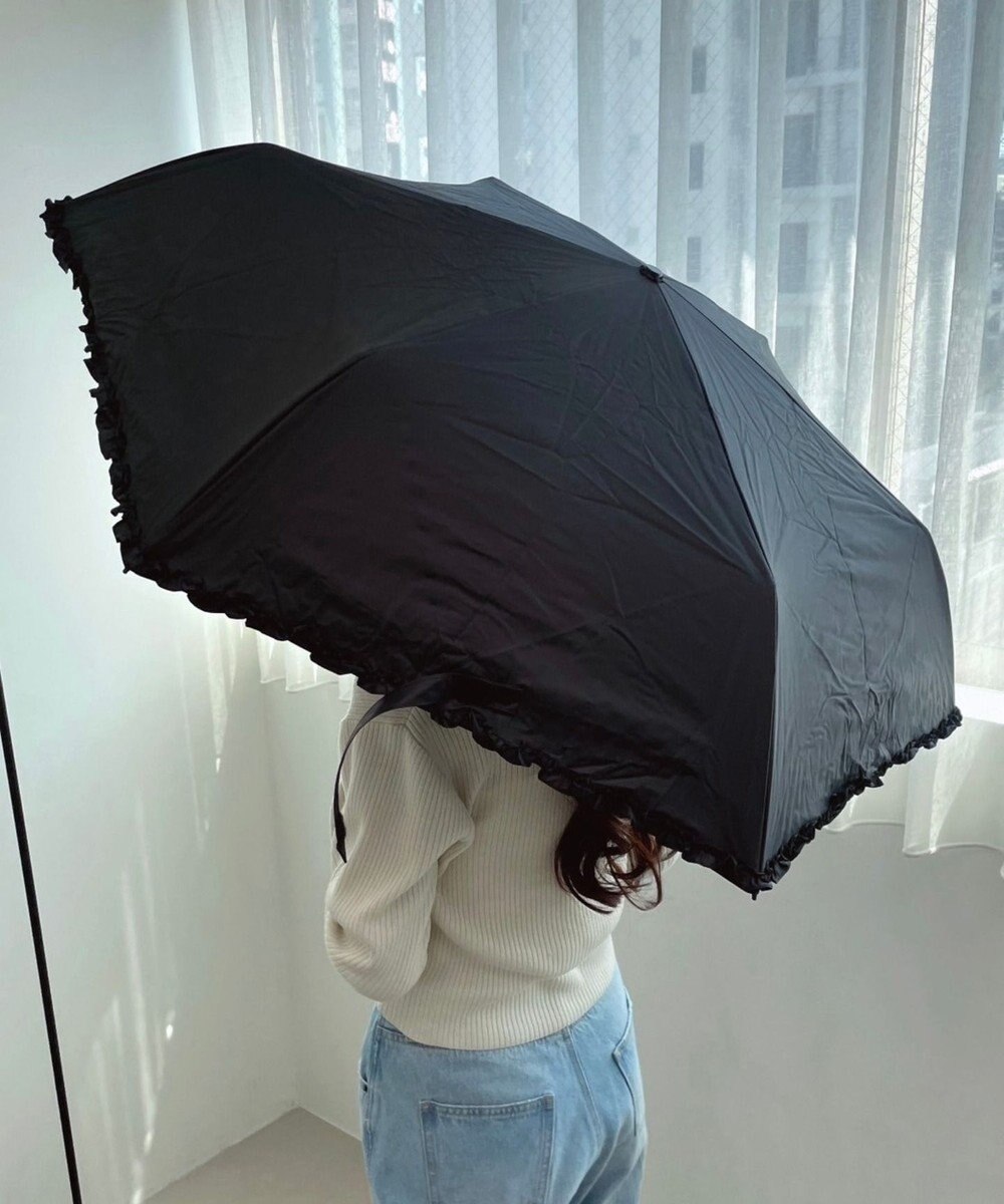 WEGO 【日傘/雨晴兼用/UVカット/日焼け対策/紫外線対策/熱中症対策】PROTECT　U　フリル 