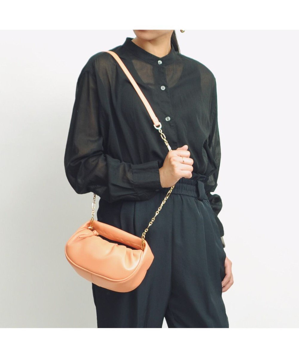 UNBILLION cachecache ハーフムーンギャザー2wayミニショルダー 