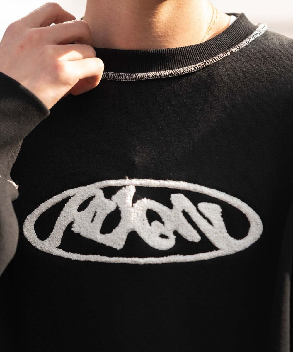 WEGO 【ユニセックス着用ITEM】ショートカラーステッチサガラロゴプルオーバー 