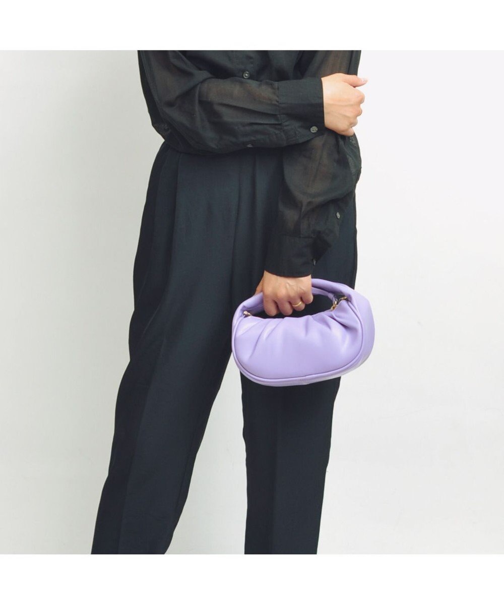 UNBILLION cachecache ハーフムーンギャザー2wayミニショルダー 